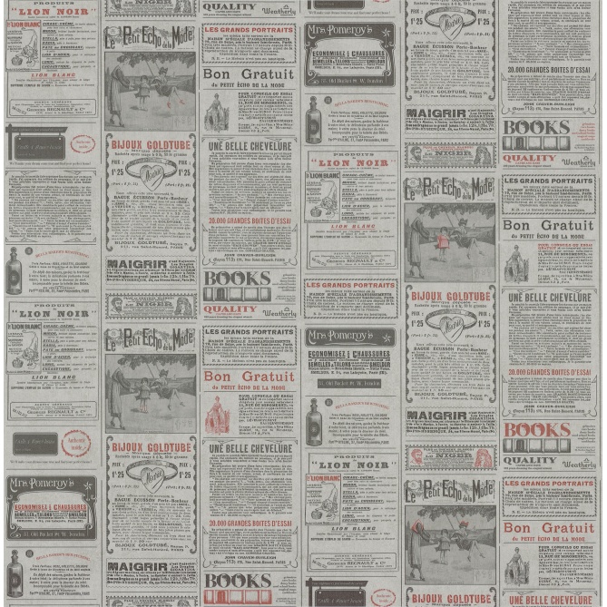 Papel Pintado Periódicos - TOMBE 03 | MURAKE - 6703-03