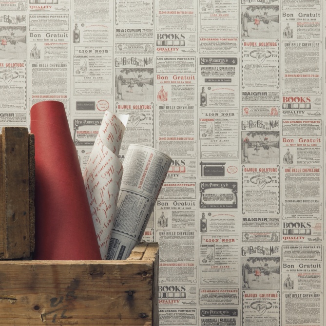 Papel Pintado Periódicos - TOMBE 03 | MURAKE - 6703-03