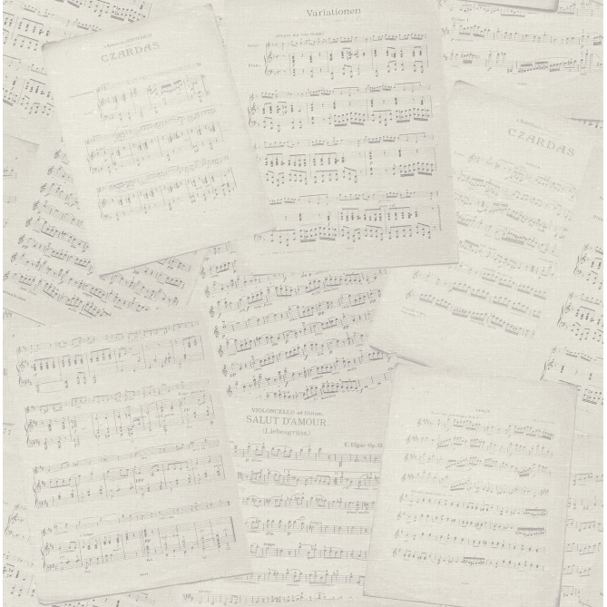 Papel Pintado Partitura - VIREY  | MURAKE - 6703-26