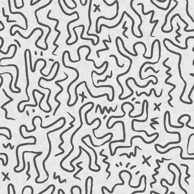 Papel Pintado Siluetas - LARRÉ  | MURAKE - 6707-66