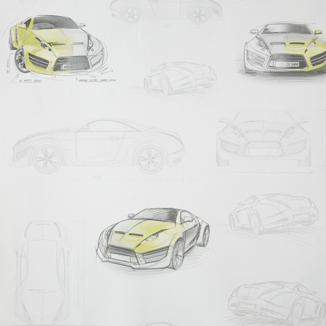 Papel Pintado Coches - JOSELIN  | MURAKE - 6708-67