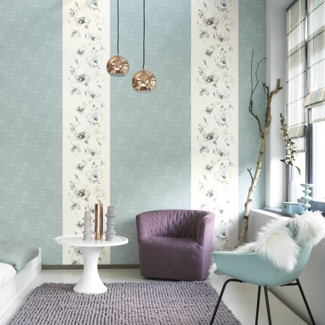 Papel Pintado Flores - AQUILA  | MURAKE - 6710-19