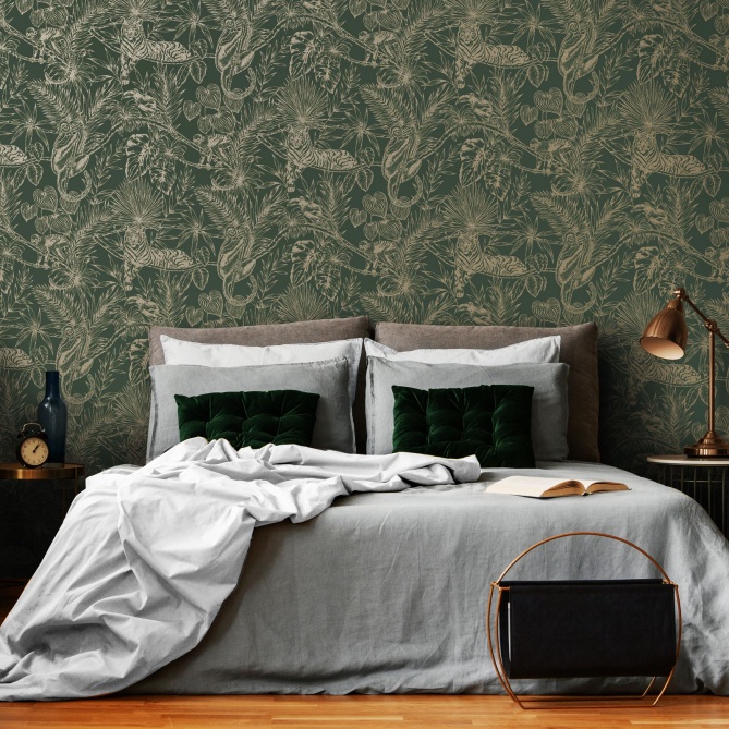 Papel Pintado Selva con animales - KASULU 02 | MURAKE - 541682