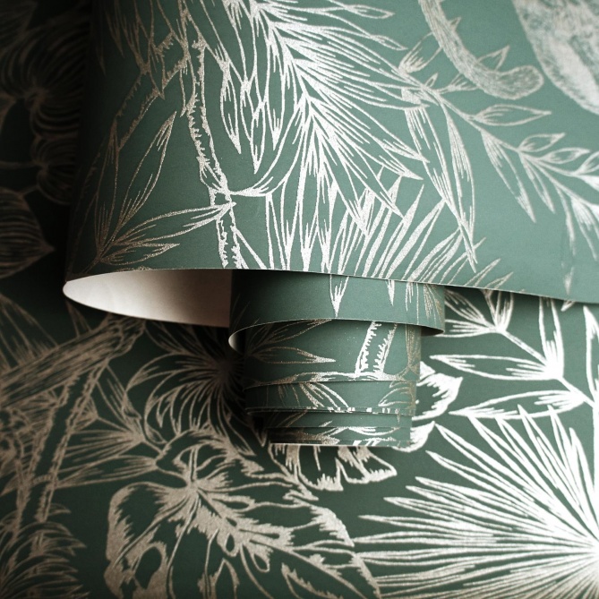 Papel Pintado Selva con animales - KASULU 02 | MURAKE - 541682