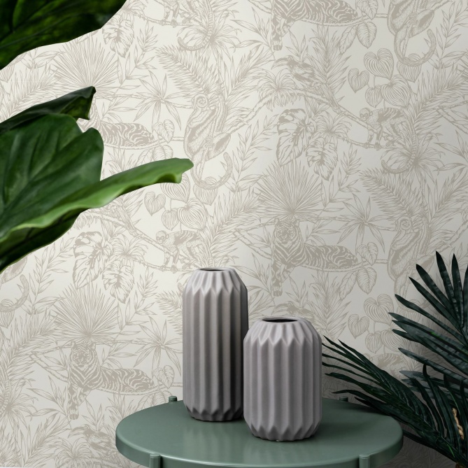 Papel Pintado Selva con animales - KASULU 04 | MURAKE - 541684