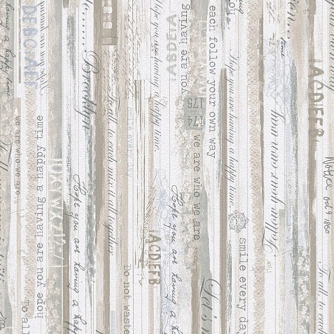 Papel Pintado Letras vintage - BURCO  | MURAKE - 7011-16