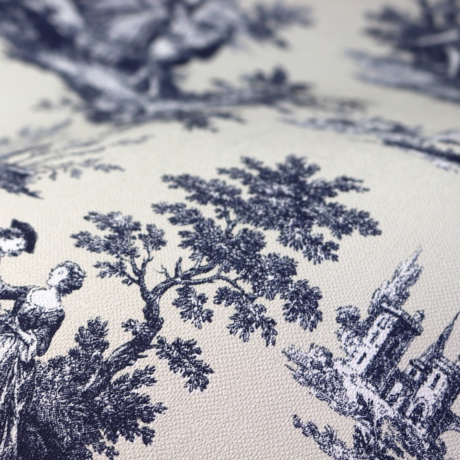 Papel Pintado Toile de Jouy - RENNES 03 | MURAKE - 877823