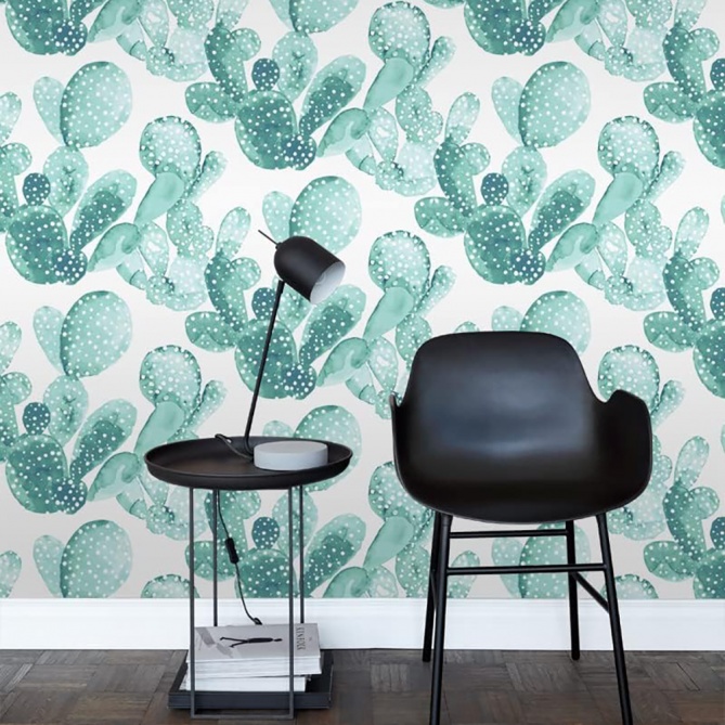 Papel Pintado Hojas de cactus - KAKTUS 01 | MURAKE - 11606