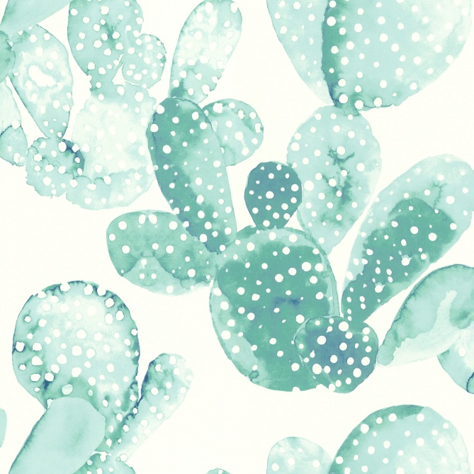 Papel Pintado Hojas de cactus - KAKTUS 01 | MURAKE - 11606