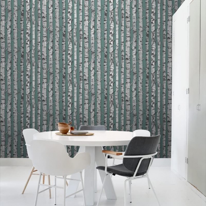 Papel Pintado Troncos abedul - PALKID 03 | MURAKE - 11588