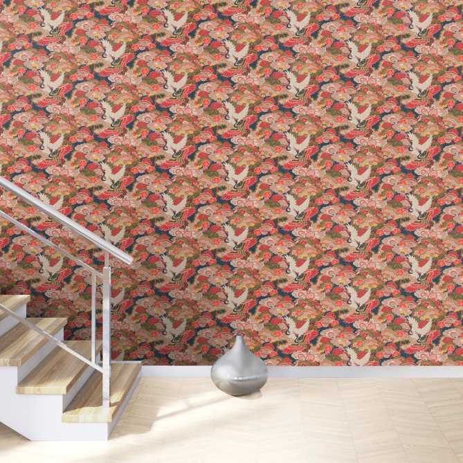 Papel Pintado Grullas - KITAMI 02 | MURAKE - 992022