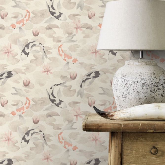 Papel Pintado Carpas Koi - TAKASAKI 01 | MURAKE - 992031