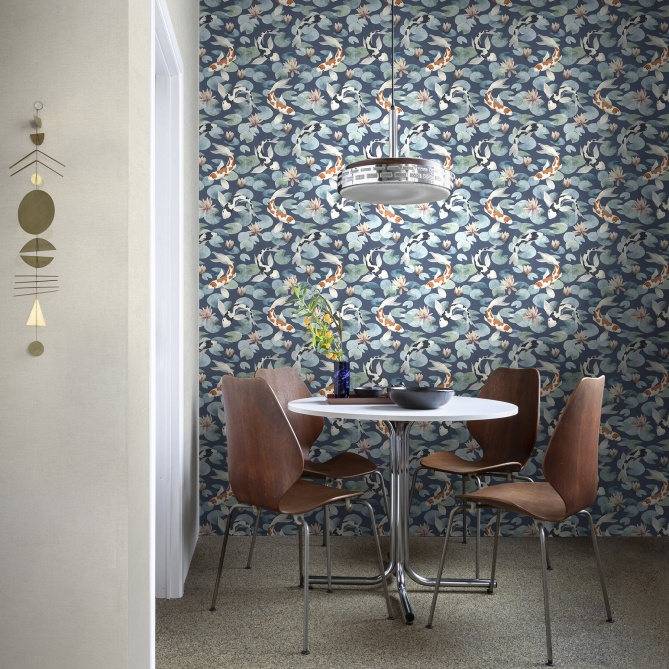 Papel Pintado Carpas Koi - TAKASAKI 03 | MURAKE - 992033