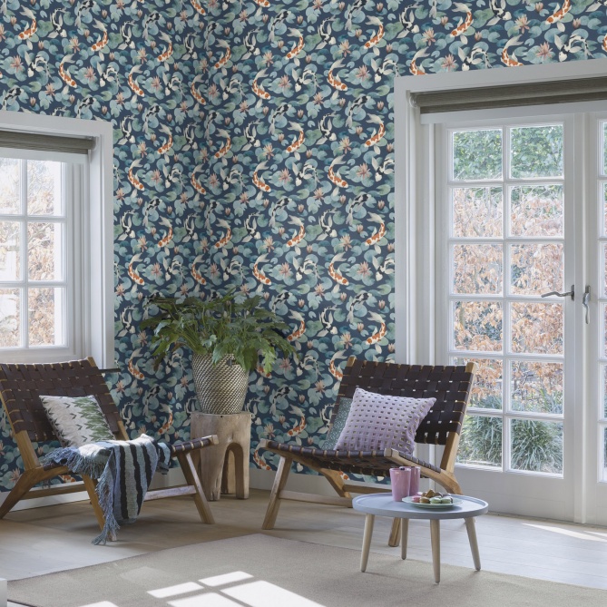 Papel Pintado Carpas Koi - TAKASAKI 03 | MURAKE - 992033