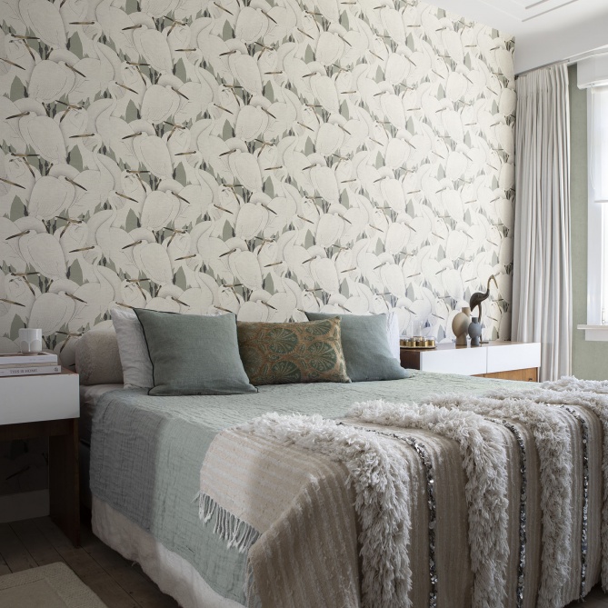 Papel Pintado Garzas - NAGATO 02 | MURAKE - 992042