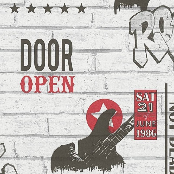 Papel Pintado Rock - ASHES | MURAKE - 371031