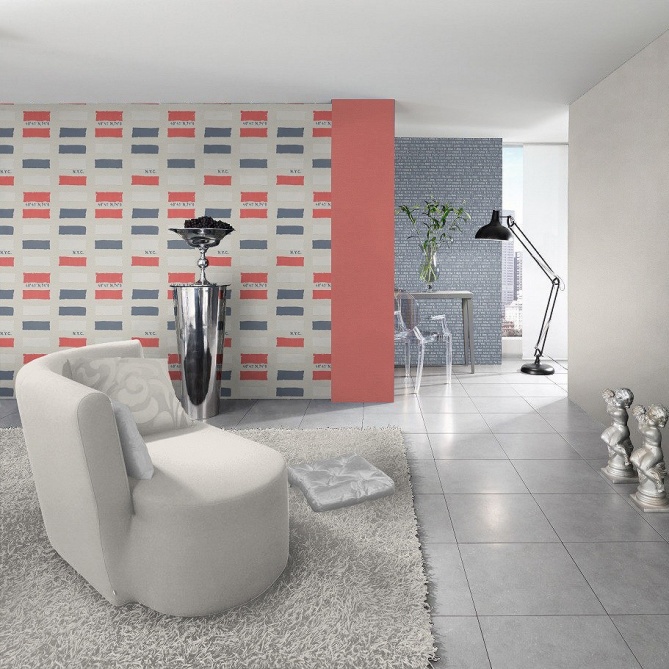 Papel Pintado Coordenadas - KARUZI  | MURAKE - 7014-71