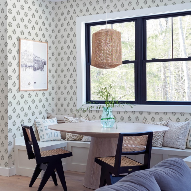 Papel Pintado Bloque hojas - GOAVE 01 | MURAKE - 44881