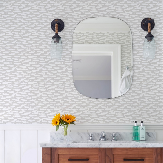 Papel Pintado Cardumen de sardinas - MILOT 01 | MURAKE - 44941