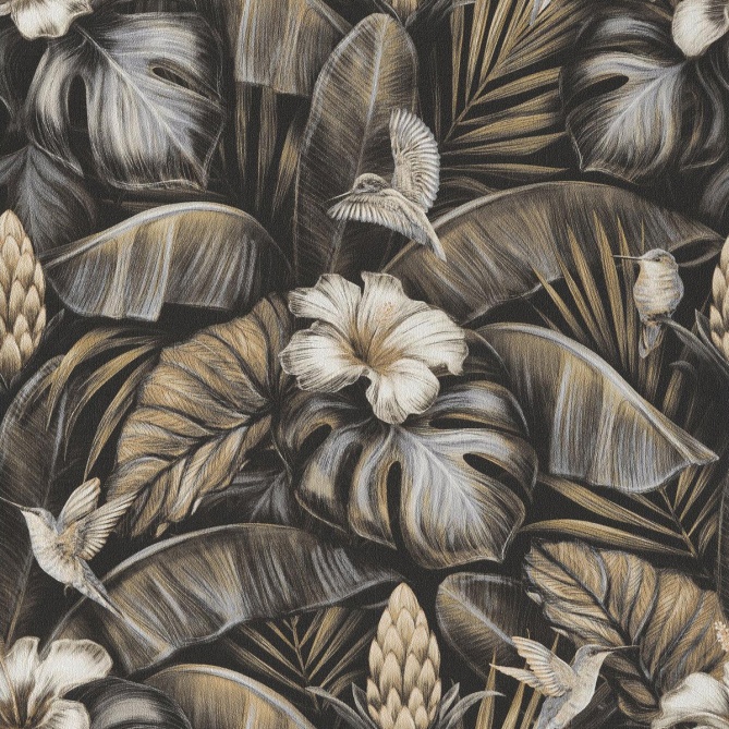 Papel Pintado Hojas tropicales - MANIPUR 02 | MURAKE - 44972