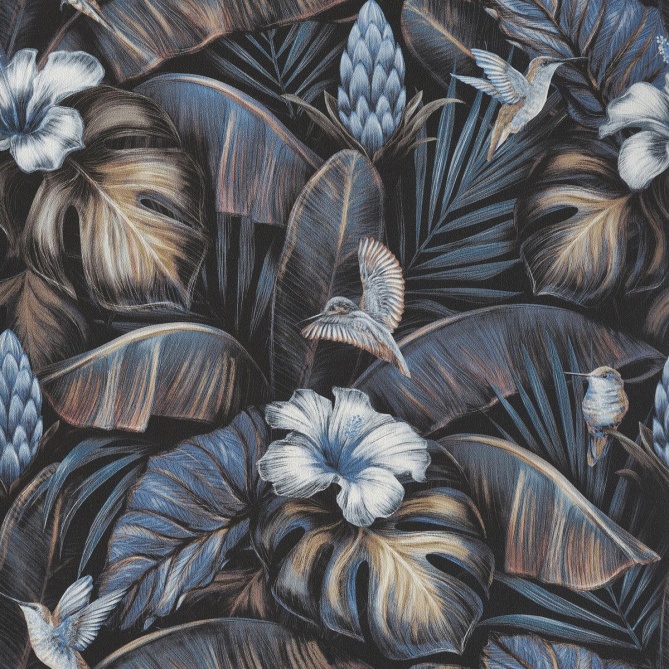 Papel Pintado Hojas tropicales - MANIPUR 03 | MURAKE - 44973