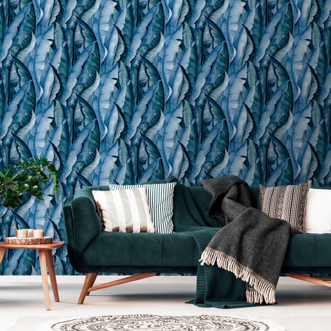 Papel Pintado Hoja platanero - MANDAWA 01 | MURAKE - 45041