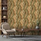 Papel Pintado Hoja platanero - MANDAWA 03 | MURAKE - 45043