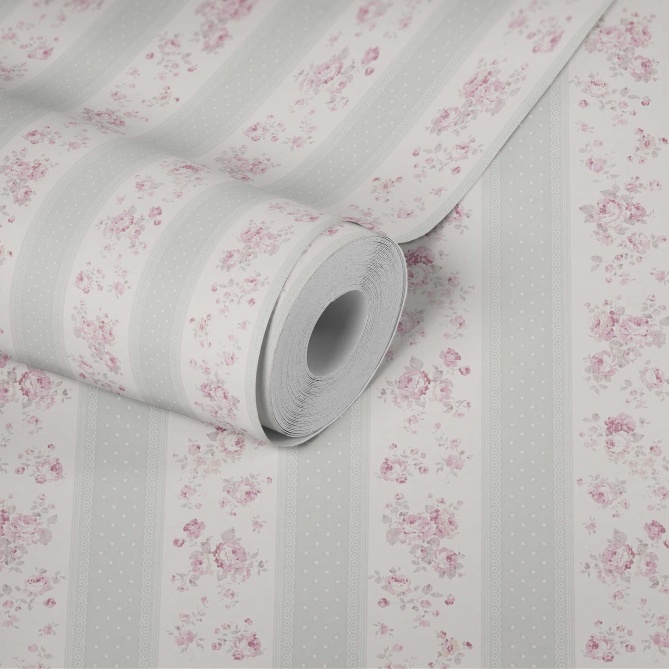 Papel Pintado Rayas románticas - CHAVELOT 02 | MURAKE - 878477