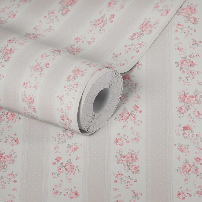Papel Pintado Rayas románticas - CHAVELOT 04 | MURAKE - 878479