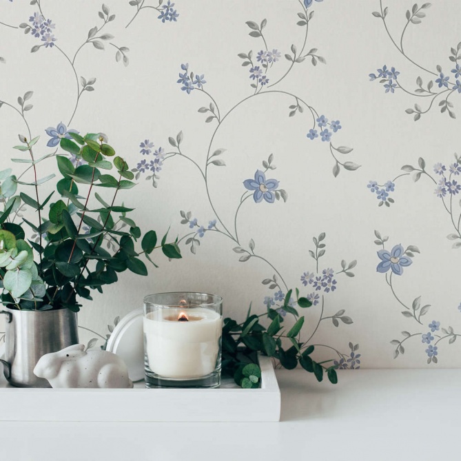 Papel Pintado Flores casa de campo - BAZIEN 04 | MURAKE - 878489