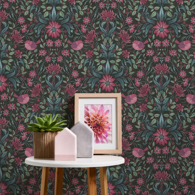 Papel Pintado Floral - CHATAS 01 | MURAKE - 878506