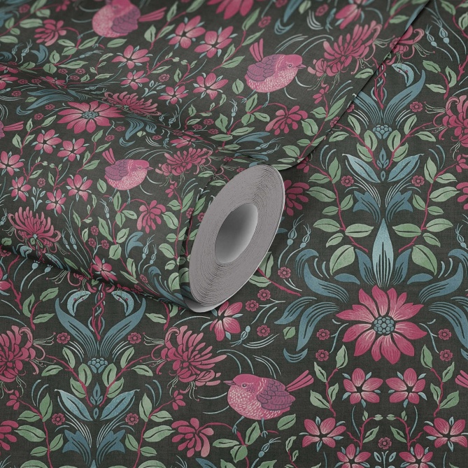 Papel Pintado Floral - CHATAS 01 | MURAKE - 878506