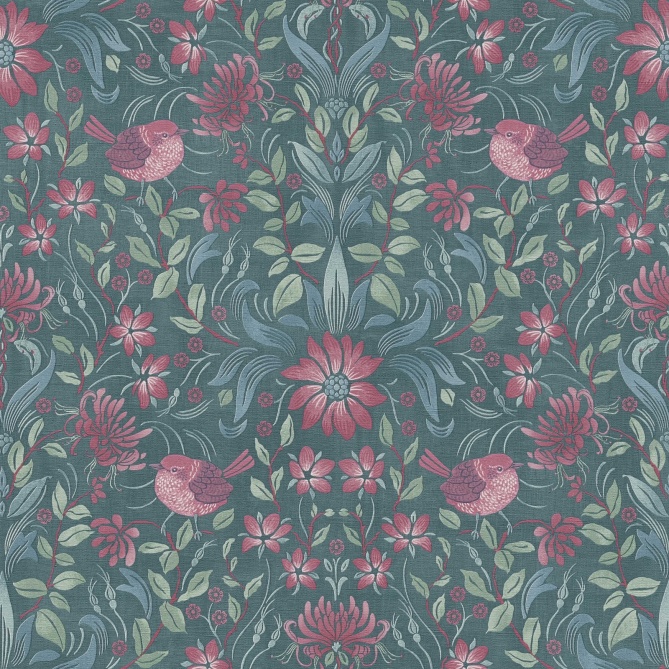 Papel Pintado Floral - CHATAS 04 | MURAKE - 878509