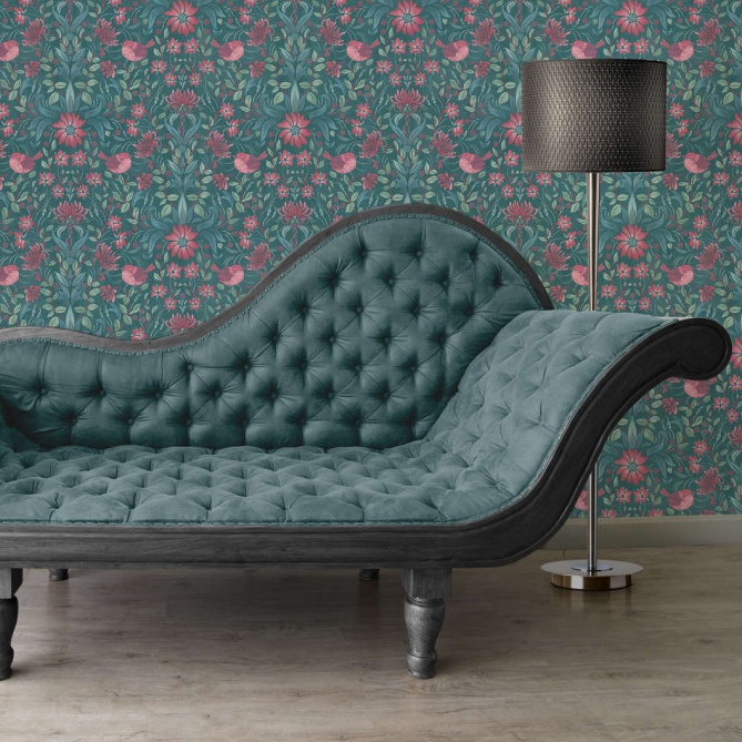 Papel Pintado Floral - CHATAS 04 | MURAKE - 878509