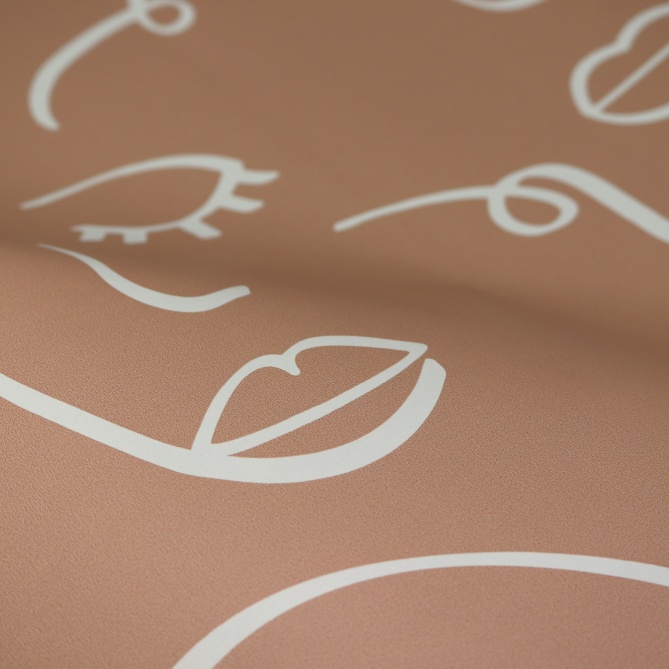 Papel Pintado Bocetos caras - FUULA 01 | MURAKE - 85376