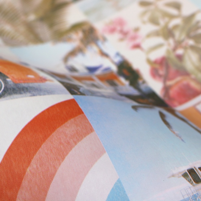 Papel Pintado Collage fotos - POSTA  | MURAKE - 85402