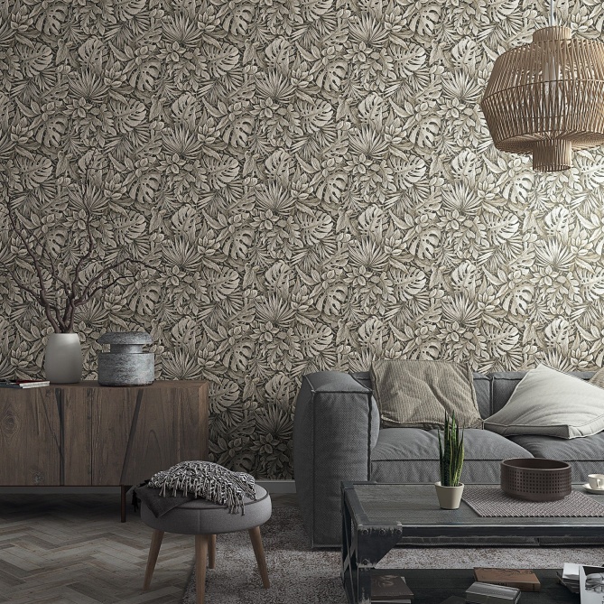 Papel Pintado Hojas grandes - SUHAG 02 | MURAKE - 992242