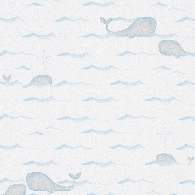 Papel Pintado Ballenas - BIBALA  | MURAKE - 7013-47