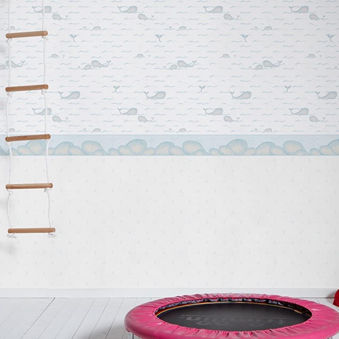 Papel Pintado Ballenas - BIBALA  | MURAKE - 7013-47