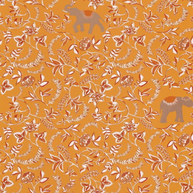 Papel Pintado Peonías y elefantes - AMIKA 01 | MURAKE - 7015-11