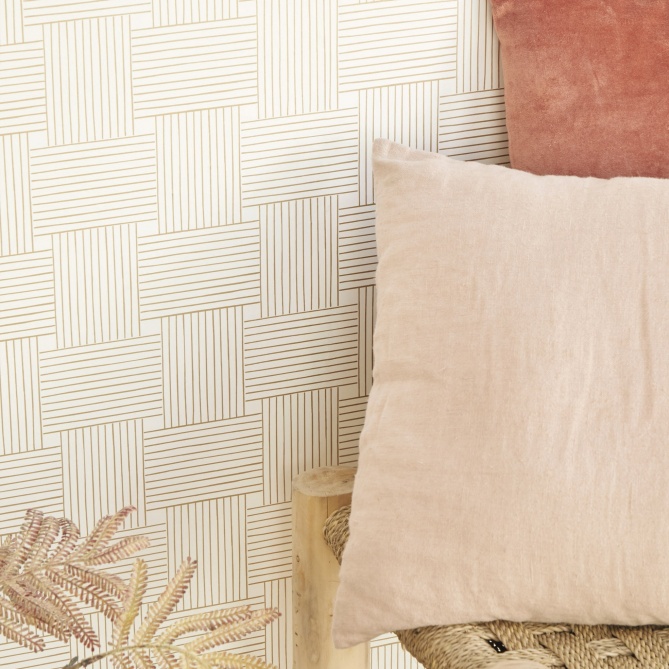 Papel Pintado Líneas entrelazadas - SUAKIN 01 | MURAKE - 7015-21