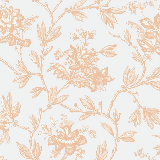 Papel Pintado Flores románticas - ANGLET 03 | MURAKE - 85978