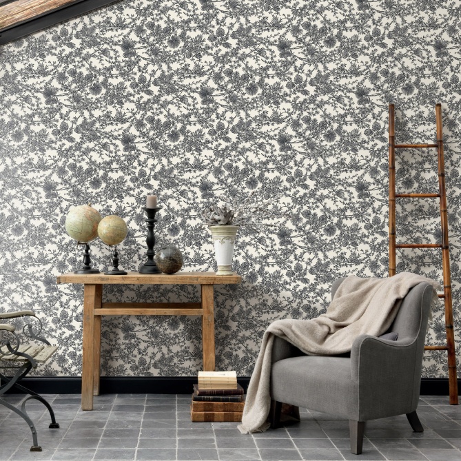 Papel Pintado Jardín de plantas - CANCALE 03 | MURAKE - 85983