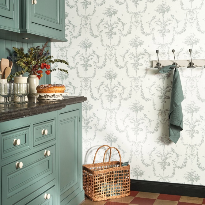 Papel Pintado Toiles de Jouy - PAIMPOL 04 | MURAKE - 86004