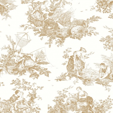 Papel Pintado Toiles de Jouy - LANDEDA 01 | MURAKE - 86011