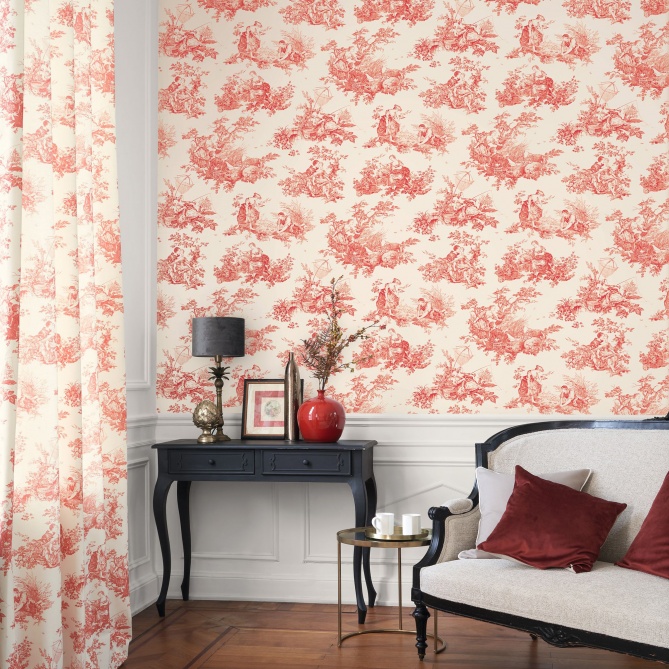 Papel Pintado Toiles de Jouy - LANDEDA 04 | MURAKE - 86014