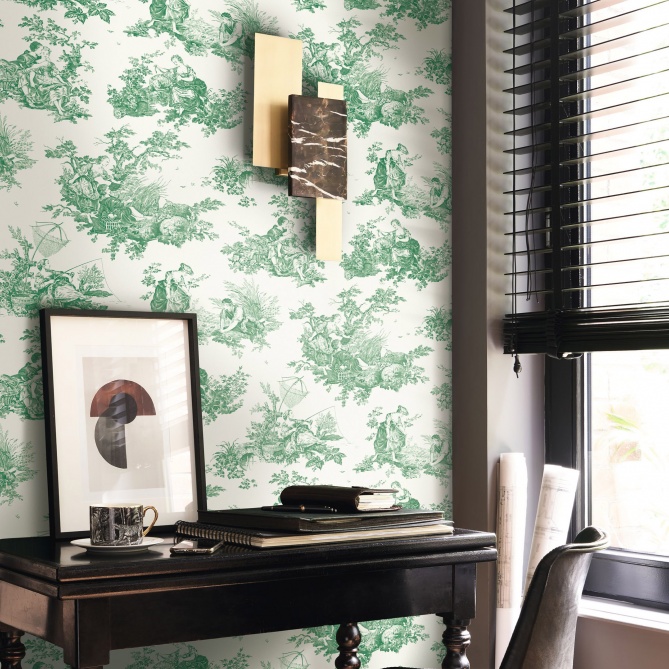 Papel Pintado Toiles de Jouy - LANDEDA 03 | MURAKE - 86013