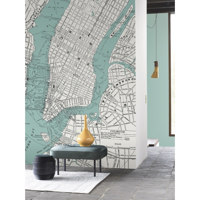 Mural Plano de Nueva York  - RAUFAR  | MURAKE - 85930