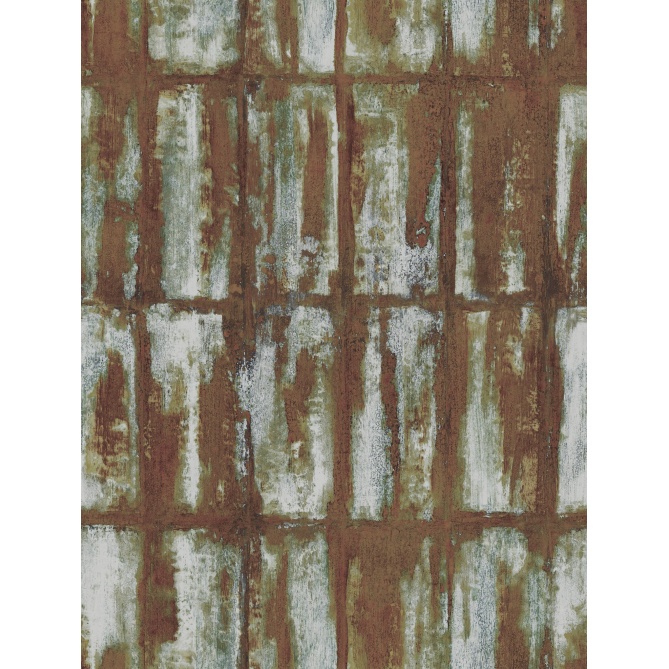 Mural Grandes placas de metal oxidadas - TUNGUM  | MURAKE - 85935