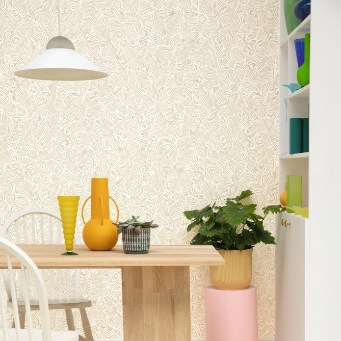 Papel Pintado Rayas efecto cebra - ROCHE 01 | MURAKE - 86041